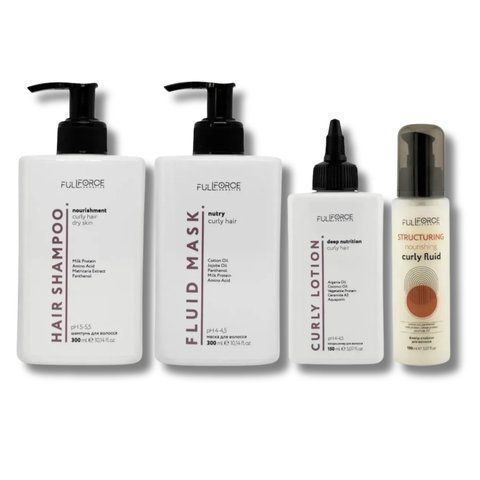 Набор FULL FORCE SET FOR CURLY HAIR для кучерявых волос (300 мл + 300 мл + 150 мл + 100 мл) 1000_31 фото