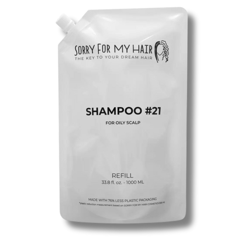 Шампунь SORRY FOR MY HAIR #21 For oily scalp для шкіри схильної до жирності 1000 мл (рефіл) 1443 фото