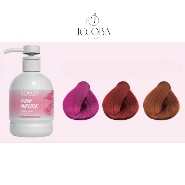 Кондиционер BEAVER Infuse Color Shine Conditioner Pink для интенсивного ухода нежно-розовый 200 мл 1350 фото
