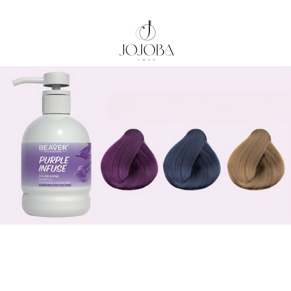 Шампунь BEAVER Infuse Color Shine Shampoo Purple для интенсивного ухода и нейтрализации желтизны 1351 фото