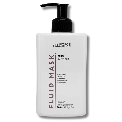 Маска-флюїд FULL FORCE Fluid Mask Nutry Curly Hair для живлення кучерявого волосся 300 мл 4108 фото