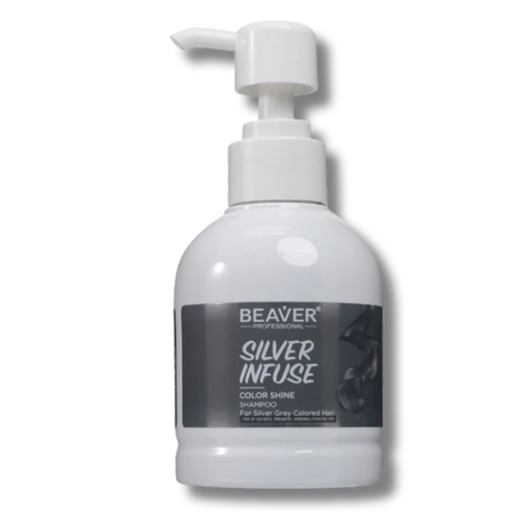 Шампунь BEAVER Infuse Color Shine Shampoo Silver для інтенсивного догляду світло-попелястий 200 мл 1355 фото