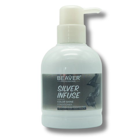 Кондиціонер BEAVER Infuse Color Shine Conditioner Silver для інтенсивного догляду світло-попелястий 200 мл 1356 фото