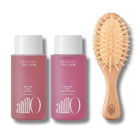 Набор для волос ANILLO Rosy Night Repair Hair and Brush Set 10421 фото