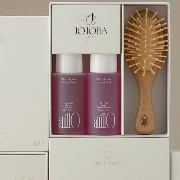Набор для волос ANILLO Rosy Night Repair Hair and Brush Set 10421 фото