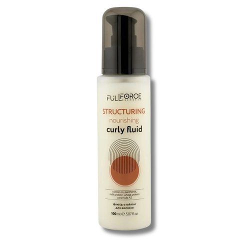 Флюид FULL FORCE Curl Structuring & Hydration Структурирующий и Увлажняющий Крем 100 мл 10084 фото