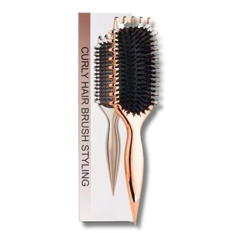 Расческа для кучерявых волос CURLY BRUSH GOLD 10033 фото