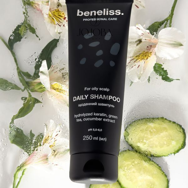 Шампунь BENELISS Daily Shampoo For oily scalp Ежедневный для жирного типа кожи головы 250 мл 10423 фото