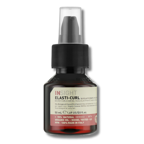 Олія INSIGHT Elasti-Curl Bouncy Curls Hair Oil для пружності та блиску кучерявого волосся 50 мл 1074 фото