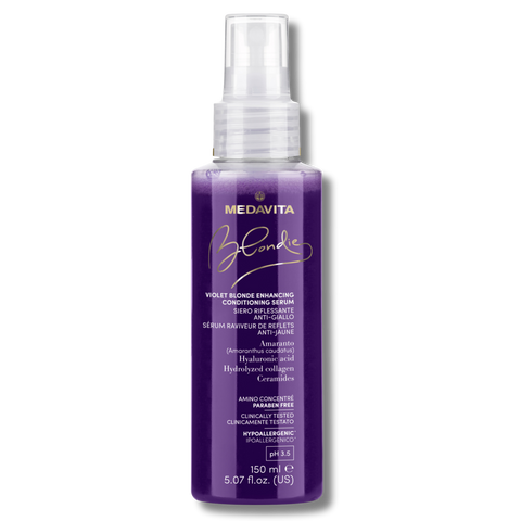 Спрей-кондиционер MEDAVITA BLONDIE Violet Blonde Enhancing Conditioning Serum для усиления перламутровых оттенков блонда и тонирования волос 150 мл 1214 фото