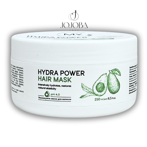 Маска MY COSMETICS Hydra Power Hair Mask Avocado Oil & Laminaria Extract 250 мл 4163 фото