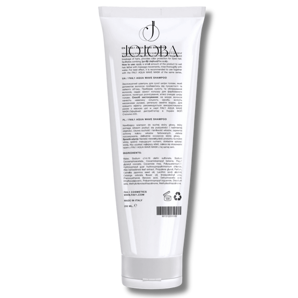 Шампунь FAV.1 AQUA WAVE SHAMPOO Зволожуючий 250 мл 1542 фото