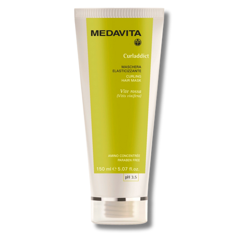 Маска MEDAVITA CURLADDICT Maschera Elasticizzante Дисциплинирующая для эластичности вьющихся, волнистых или пушистых волос 150 мл 3004 фото