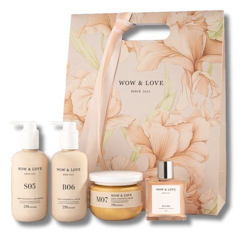 Набір WOW&LOVE POWERFUL DISCOVERY SET для відновлення сухого та пошкодженого волосся з парфумом 10232 фото
