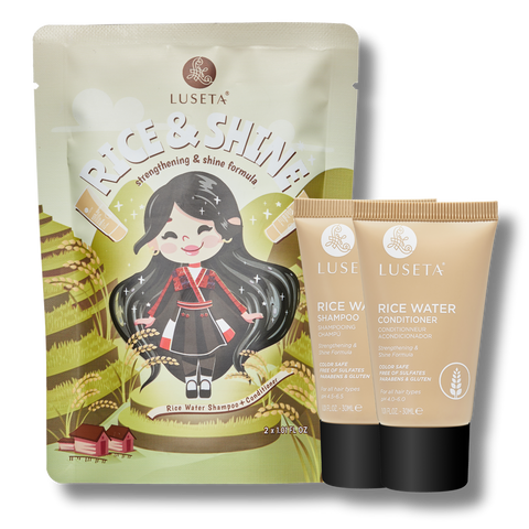 Дорожній набір LUSETA Beauty Rice Water шампунь та кондиціонер (30 + 30 мл) 1741 фото