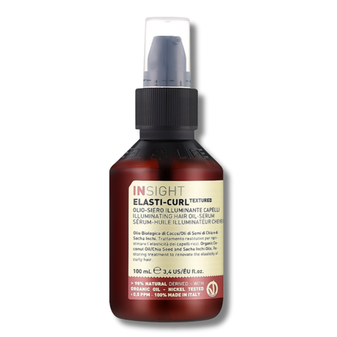 Олійна сироватка INSIGHT Elasti-Curl Illuminating Hair Oil-Serum 100 мл 1078 фото