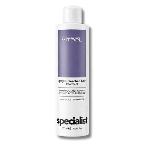 Шампунь VITAEL ANTI-YELLOW SHAMPOO для блондинок проти жовтизни 300 мл 2147 фото