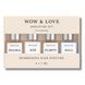 Набір мініатюр парфумів для волосся WOW & LOVE Miniature set Shimmering Hair Perfume 10235 фото 1