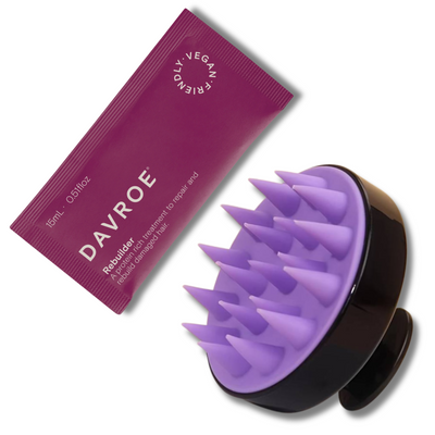 DAVROE REBUILDER 15 мл + МАСАЖНА ЩІТКА SCALP BRUSH 980 фото