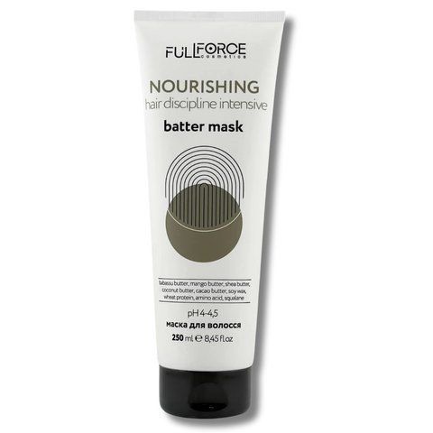 Маска-баттер FULL FORCE BUTTER MASK NOURISHING HAIR DISCIPLINE INTENSIVE для пористого волосся (туба) 250 мл 1865 фото