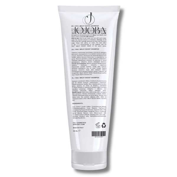 Шампунь FAV.1 MILKY BOOST SHAMPOO с молочными протеинами и кислым pH 250 мл 1549 фото