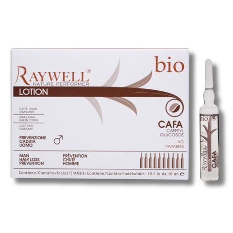 Ампули RAYWELL BIO CAFA проти випадіння волосся чоловіків 10 x 10 мл 1941 фото