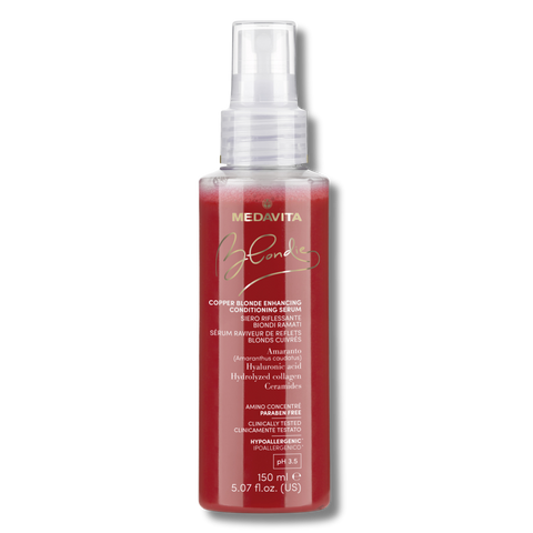 Спрей-кондиционер Medavita Blondie Copper Blonde Enhancing Conditioning Serum для усиления медных оттенков блонда и тонирования волос 150 мл 1223 фото