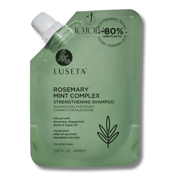 Освежающий набор для волос с жирными корнями и сухой длиной Luseta Beauty Rosemary Mint Jet-Set (60 + 60 + 100 + 100 мл) 1650 фото