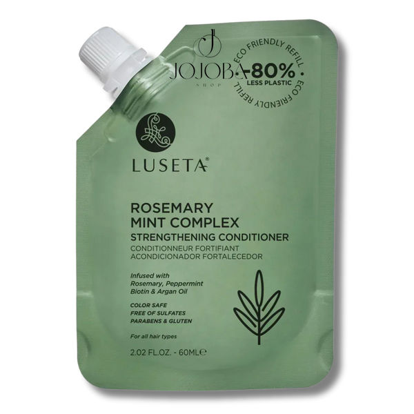Освежающий набор для волос с жирными корнями и сухой длиной Luseta Beauty Rosemary Mint Jet-Set (60 + 60 + 100 + 100 мл) 1650 фото