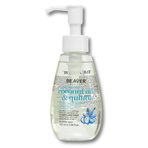 Масло BEAVER Moisturizing Coconut Oil & Quinoa Silky Hair Oil Для увлажнения и питания сухих волос 100 мл 1750 фото