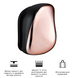 Расческа TANGLE TEEZER Compact Styler Rose Gold Black 6029 фото 1