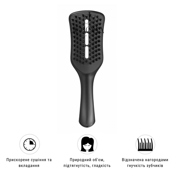 Расческа TANGLE TEEZER Easy Dry & Go Black 6007 фото