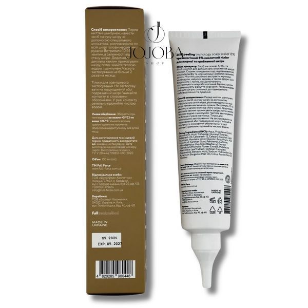 Пилинг FULL FORCE HOME Trichology Scalp Scaler Acid 8% Dandruff & Oily Skin 100 мл 4069 фото