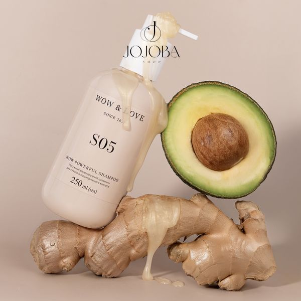 Шампунь WOW & LOVE S05 WOW POWERFUL SHAMPOO регенеруючий для пошкодженого та сухого волосся 250 мл 10147 фото