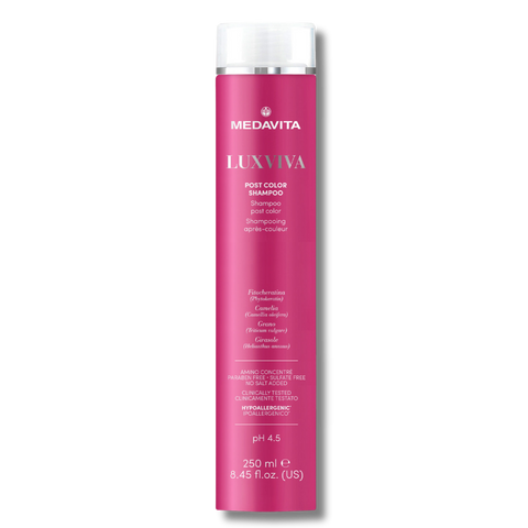 Шампунь Medavita LUXVIVA Sulfate Free Shampoo Post Color Безсульфатний постколор для фарбованого волосся 250 мл 2157 фото