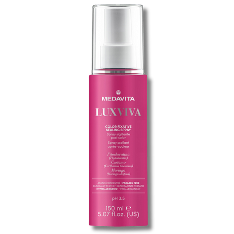 Спрей MEDAVITA LUXVIVA Color Fixative Sealing Spray для запечатывания кутикулы окрашенных волос 150 мл 5025 фото