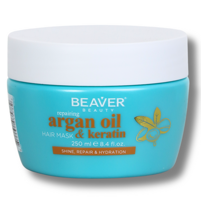 Маска BEAVER Repairing Argan Oil Hair Mask & Keratin 250 мл 3055 фото