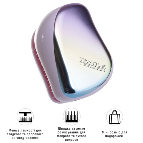 Расческа TANGLE TEEZER Compact Styler Purple Glitter 6006_044 фото