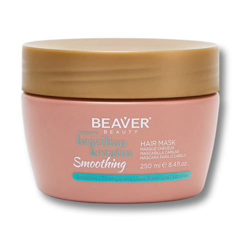 Маска BEAVER Brazilian Keratin Smoothing Hair Mask для уплотнения и эластичности волос 250 мл 1757 фото