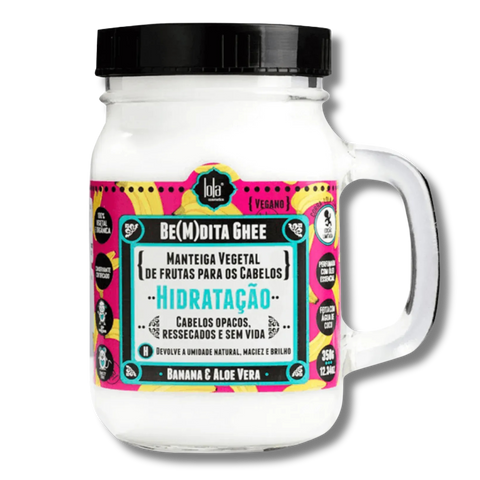 Маска Lola From Rio Be(M)dita Ghee Hidrata&ccedil;&atilde;o Banana e Aloe Vera увлажняющая 350 г 1610 фото