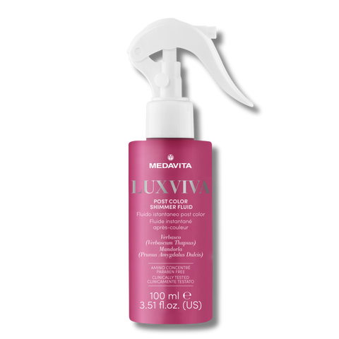 Флюид-шиммер MEDAVITA LUXVIVA Post color shimmer fluid для блеска окрашенных волос 100 мл 1235 фото