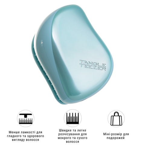 Расческа TANGLE TEEZER Compact Styler Blue Matte 6006_046 фото