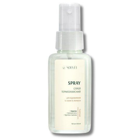 Спрей термозащита SOLVEE Nutrisse Spray для восстановления и защиты волос 100 мл 10106 фото
