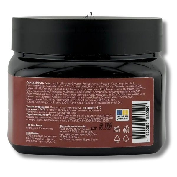 Маска-глина FULL FORCE SCALP MASK SEBUM CONTROL DETOX для жирного типу шкіри голови 250 мл 5128 фото