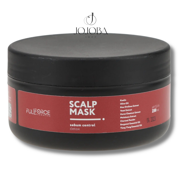 Маска-глина FULL FORCE SCALP MASK SEBUM CONTROL DETOX для жирного типу шкіри голови 250 мл 5128 фото