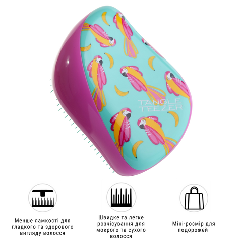 Расческа TANGLE TEEZER Compact Styler Parrot Banana 6006_047 фото