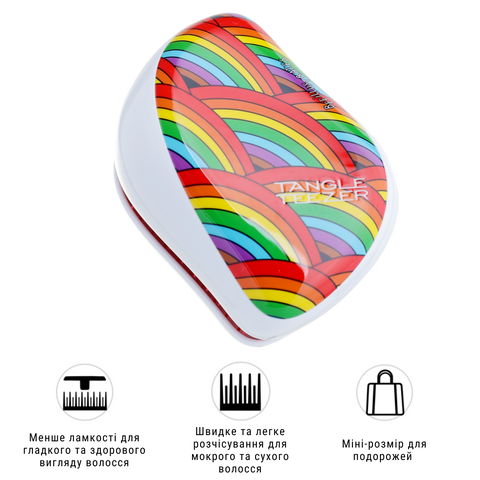 Расческа TANGLE TEEZER Compact Styler Rainbow 6006_048 фото
