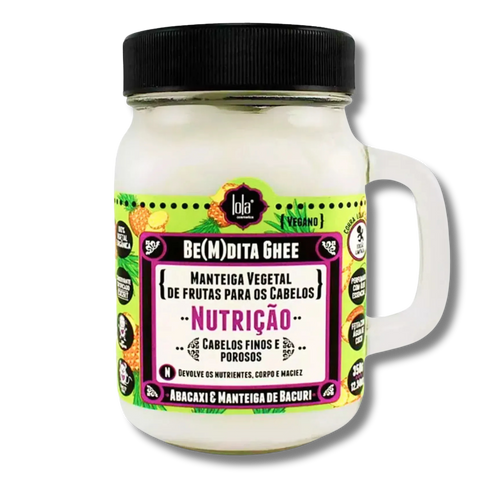 Маска Lola From Rio Be(M)dita Ghee Nutri&ccedil;&atilde;o Abacaxi e Manteiga de Bacuri для живлення сухого та ламкого волосся 350 г 1613 фото