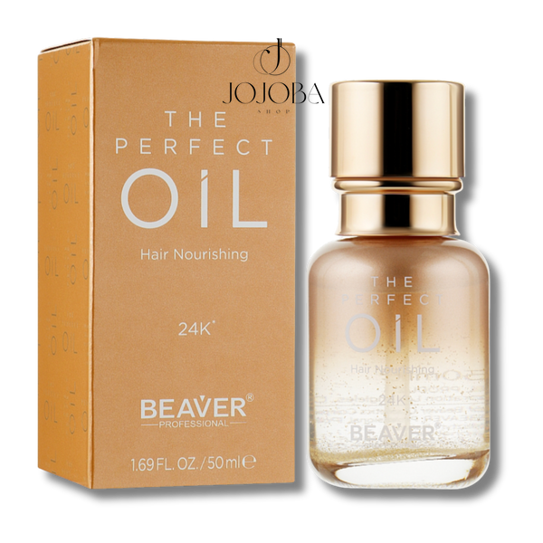 Масло BEAVER The perfect oil 24k парфюмированное для питания, разглаживания и блеска 50 мл 1337 фото
