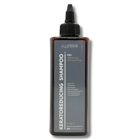 Кератолітичний шампунь при псоріазі та екземі FULL FORCE PSO REBALANCING DERMOPURIFYING KERATOREDUCING SHAMPOO 200 мл 1005 фото